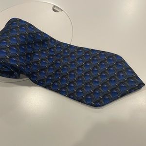Blue and Dark Gray necktie